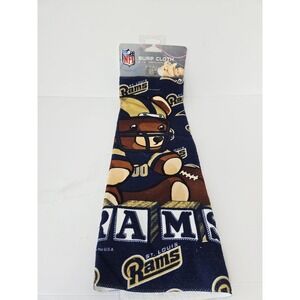 NFL Burp Cloth 16x16" St Louis Rams Mcarthur Towel Sports NWT baby infant